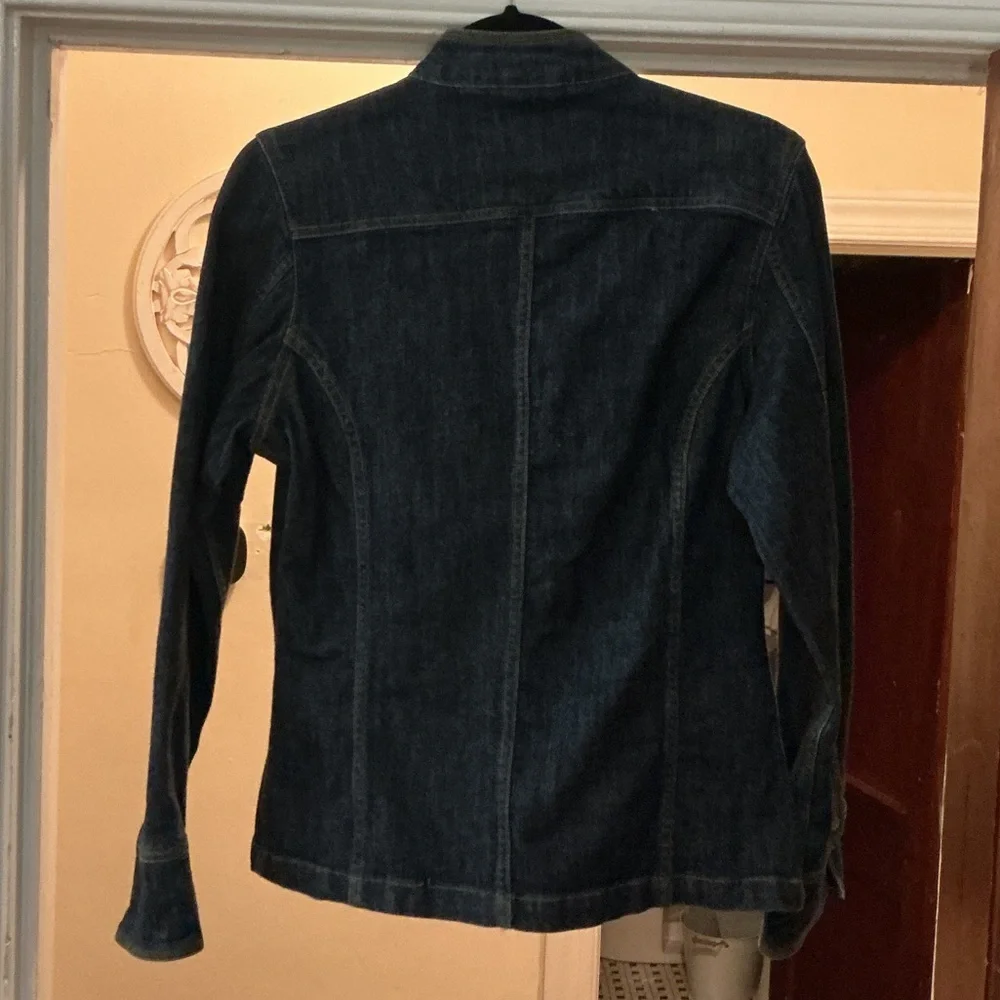 Eddie Bauer Dark Blue Denim Jacket - Picture 6 of 6